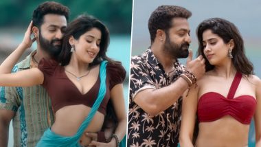 ‘Devara: Part 1’ Song ‘Dheere Dheere’: NTR Jr and Janhvi Kapoor’s Sizzling Chemistry Spark Magic in This Romantic Track (Watch Video)