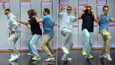 Akshay Kumar, Riteish Deshmukh, Fardeen Khan Recreate ‘Heyy Babyy’ Dance Moves With ‘Hauli Hauli’ Twist (Watch Video)