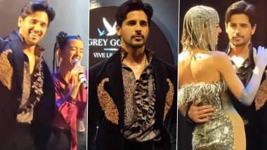 Sidharth Malhotra Dazzles in Retro Fashion at Shantnu and Nikhil's 2024 Couture Show in Delhi (Watch Video)