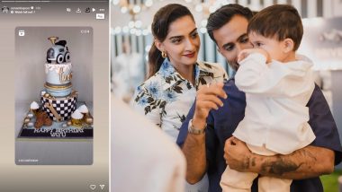 Sonam Kapoor Celebrates Son Vayu’s Second Birthday With Vintage Car-Themed Cake (View Pic)