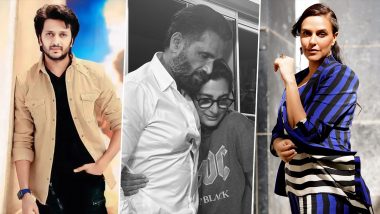 Suniel Shetty Shares Sweet Black-and-White Photo for Wife Mana Shetty’s Birthday, Receives Warm Wishes From Riteish Deshmukh and Neha Dhupia (View Pic)