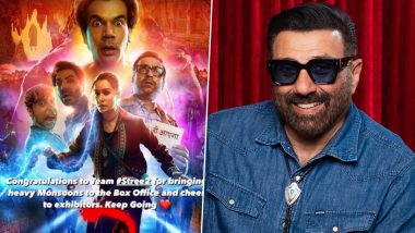 ‘Stree 2’ Success: Sunny Deol Applauds Cast and Crew for Blockbuster Box Office Performance, Shares Encouraging Note on Insta