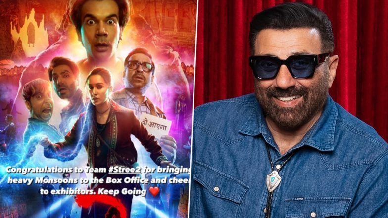 ‘Stree 2’ Success: Sunny Deol Applauds Cast and Crew for Blockbuster Box Office Performance, Shares Encouraging Note on Insta | LatestLY