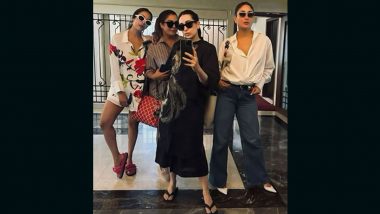 Kareena Kapoor Khan Shares Chic Mirror Selfie With Amrita Arora, Malaika Arora and Karisma Kapoor, Says ‘The Gang Forever’ (View Pic)