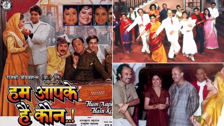 ‘Hum Aapke Hain Koun’ Clocks 30 Years: Anupam Kher Posts Throwback Pics With Salman Khan and Madhuri Dixit