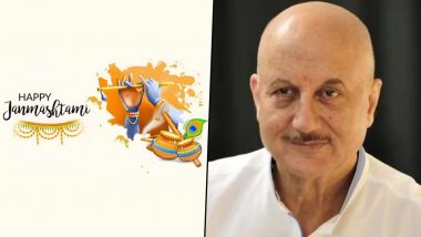 Krishna Janmashtami 2024: Anupam Kher Shares Devotional Post Featuring Jubin Nautiyal’s Song ‘Shri Krishna Govind Hare Murari’ (Watch Video)