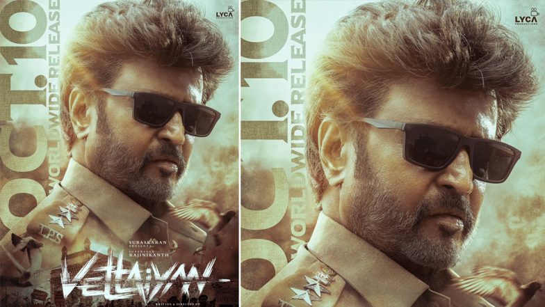 ‘Vettaiyan’ Release Date Announced: Rajinikanth’s Supercop Film To Hit Theatres on October 10, 2024 (View Poster)