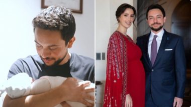 Princess Rajwa, Crown Prince Hussein Welcome First Baby: Jordan’s Royal Court Announces the Birth of Princess Iman, King Abdullah’s First Grandchild (Watch Video)