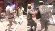 Bharat Bandh Today: Bihar Police Lathi-Charge Protesters for Blocking Roads, Rail Traffic During Shutdown Against Supreme Court&rsquo;s Reservation Ruling (Watch Video)