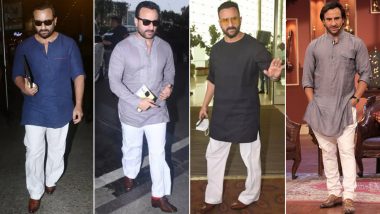 Saif Ali Khan Birthday: His Love Affair With Kurta Deserves All Your Attention (View Pics)