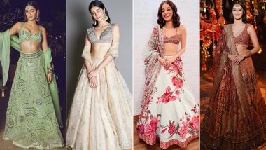 'Call Me Bae' Actress Ananya Panday Loves to Slay in Lehengas; 7 Best Designs From Her Wardrobe (View Pics)