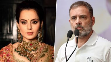 ‘Rahul Gandhi Trying Everything To Destabilise India’: Kangana Ranaut Launches Scathing Attack on Congress Leader Over Hindenburg Remark, Says He Is Most Dangerous Man