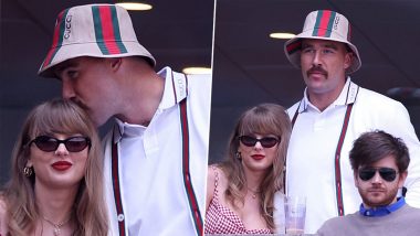 Taylor Swift and BF Travis Kelce Serve Major Couple Goals As They Attend 2024 US Open Men’s Finals (Watch Video)