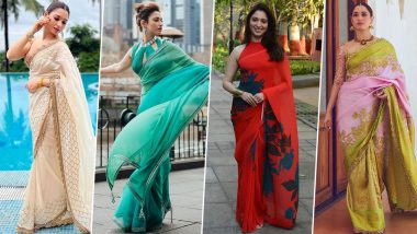  7 Times Tamannaah Nailed Her Saree Looks Like No One Else!