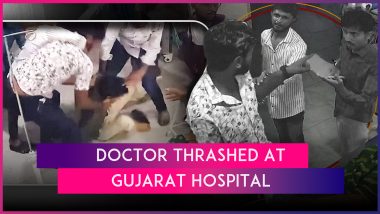 Gujarat Shocker: Doctor Beaten Up at Bhavnagar Hospital for Asking Patient’s Family To Remove Footwear, 3 Arrested After Video of Attack Surfaces