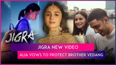 ‘Jigra’: Alia Bhatt Gets Protective of Her Brother Vedang Raina in This New Video; Film To Hit Theatres On October 11