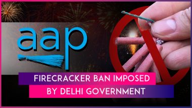 Firecracker Ban: Delhi Government Bans Production, Sale & Use of Firecrackers Till January 1, 2025 To Control Air Pollution in Winter Season