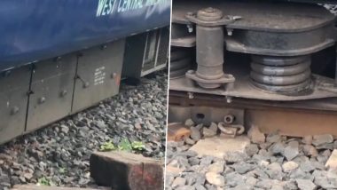 Jabalpur Train Derailment: 2 Coaches of Indore- Jabalpur Overnight Express Derails in Madhya Pradesh, No Casualties Reported (Watch Video)