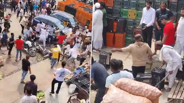 Noida: Violent Clash Erupts Between Two Groups Over Money Dispute in Phase 2 Market, 3 Arrested (Watch Video)