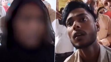 Jaunpur: Interfaith Couple Confronted by Locals at Civil Court, Youth Arrested for 'Eloping' With Girl From Different Community (Watch Video)