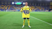 Cristiano Ronaldo Receives Special Jersey For 900-Goal Milestone During Al-Nassr vs Al-Ahli Saudi Pro League 2024-25 Match (Watch Video)