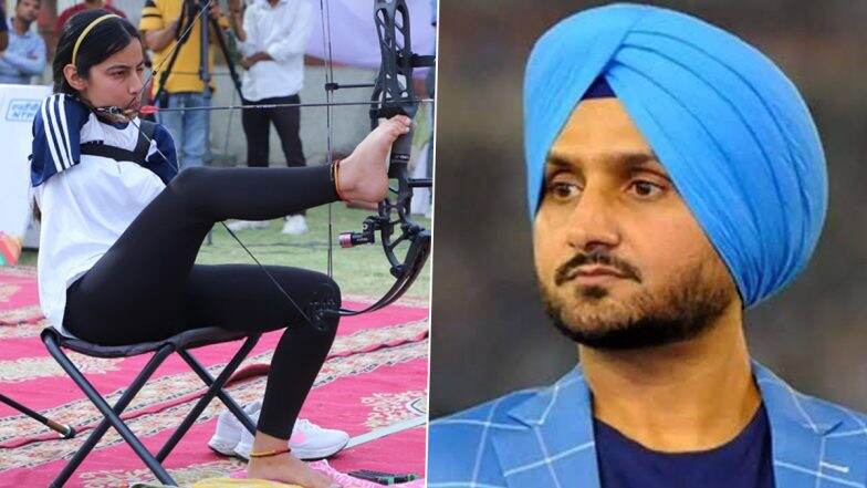 Harbhajan Singh Reacts as Para-Archer Sheetal Devi Hit Perfect 10 At Paris Paralympics 2024 (See Post)