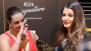 Aishwarya Rai Bachchan Comforts an Emotional Anchor Who Breaks Down After Meeting Her at IIFA Utsavam 2024; Video Goes Viral – WATCH