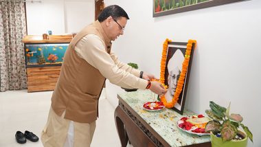 Sarvepalli Radhakrishnan Birth Anniversary 2024: Uttarakhand CM Pushkar Singh Dhami Pays Tribute to Former President, Says ‘Teachers Play an Important Role in Building the Character of Students’