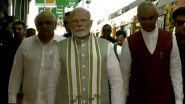 PM Narendra Modi Inaugurates Ahmedabad Metro Rail Extension Phase II, Flags Off Ahmedabad-Kutch Vande Bharat Train in Gujarat (Watch Video)