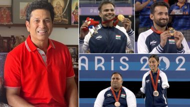 'Medals Monday' Sachin Tendulkar Hails Indian Para-Athletes After India Wins 8 Medals in A Day at Paris Paralympics 2024