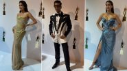 IIFA Awards 2024: Janhvi Kapoor, Karan Johar, Kriti Sanon Serve Top-Notch Glam With Their Stylish Outfits on the Green Carpet in Abu Dhabi (Watch Videos)