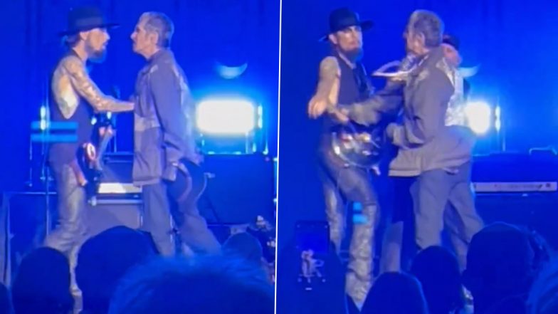 Singer Perry Farrell Punches Guitarist Dave Navarro During Jane’s Addiction Live Concert in Boston (Watch Viral Video)