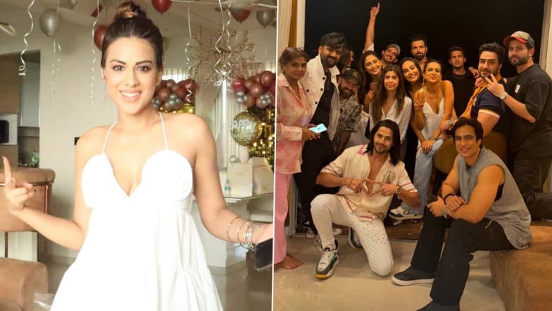 Nia Sharma Shines in Stunning White Dress at Birthday Bash, Thanks Friends and Family for Making the Day Special (View Pics)