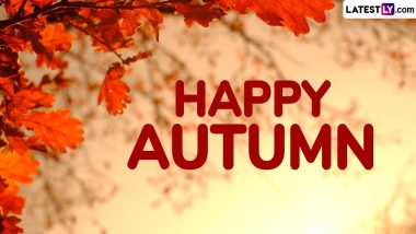 First Day of Autumn 2024 Greetings and HD Images for Free Download Online: Wish Happy Fall With Messages, Wallpapers, Photos and GIFs To Mark the Start of Autumn