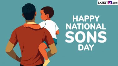 National Sons Day 2024 Messages, Images and HD Wallpapers for Free Download Online: Share Heartfelt Greetings, WhatsApp Wishes and Quotes To Celebrate the Day Dedicated to Sons