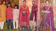 Ganesh Chaturthi 2024: Kareena Kapoor-Saif Ali Khan, Aamir Khan, Tamannaah Bhatia and Other B-Town Celebs Dazzle in Traditional Attire at Anant Ambani and Radhika Merchant’s Ganpati Celebration (Watch Videos)