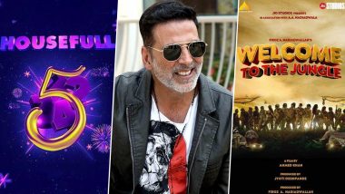 Akshay Kumar Birthday: From ‘Housefull 5’ To ‘Welcome to the Jungle’, Upcoming Movies of Bollywood’s Khiladi Kumar!