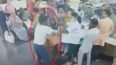 Hyderabad: Man Assaults On-Duty Junior Doctor at Gandhi Hospital in Secunderabad, Disturbing Video Surfaces