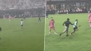 Lionel Messi Shows Great Gesture Clicking &lsquo;Quick Selfie&rsquo; With Young Fan and Guiding Him to Escape Security During Inter Miami vs Charlotte FC MLS 2024&ndash;25 Match (Watch Video)