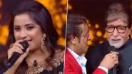 ‘Kaun Banega Crorepati 16’: Amitabh Bachchan Sings His Hit Track ‘Pardesiya’ With Shreya Ghoshal and Sonu Nigam in New Promo (Watch Viral Video)