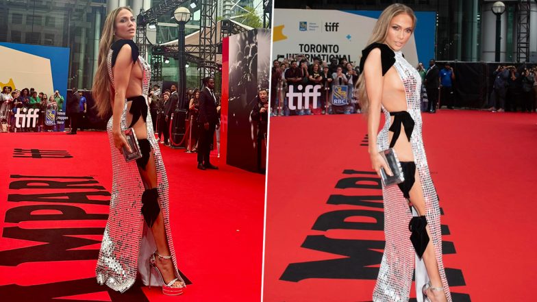 Revenge Dressing? Jennifer Lopez Is ‘Unstoppable’ Force in Fashion As She Flaunts Her Killer Curves in Risque Gown at TIFF Red Carpet 2024 (View Pics)