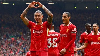 Liverpool 3–0 Bournemouth, Premier League 2024–25: Darwin Nunez Scores As Reds Return to Winning Ways With Win Over Cherries