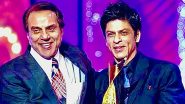 Dharmendra Drops Throwback Photo and Heartfelt Tribute to ‘Beta’ Shah Rukh Khan, Expresses Gratitude for Life’s Blessings