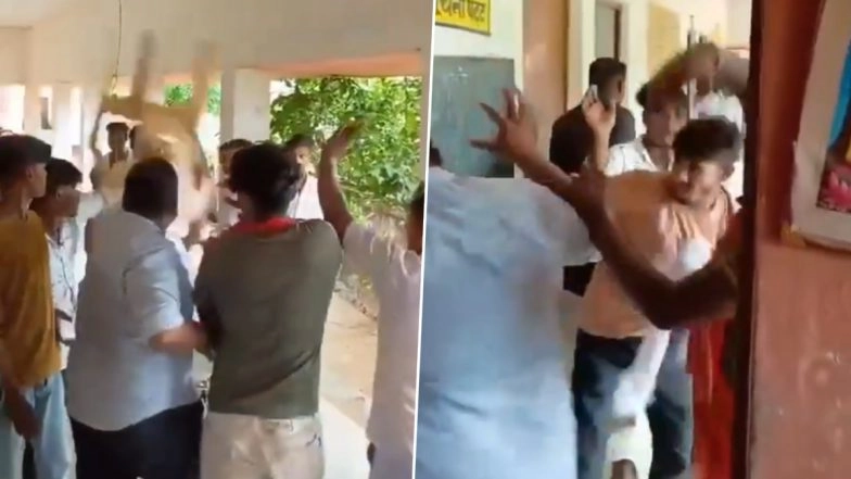 Students Beat Teachers With Chairs, Damage School Furniture After Being Scolded Over Poor Academic Performance in Bihar
