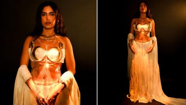 Bhumi Pednekar Wows in ‘Naagin’ Inspired Custom Glass Armour Saree For 2024 GQ Best Dressed Awards (See Pics)