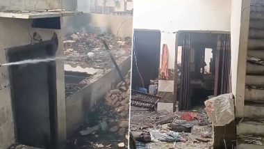 Sonipat Firecracker Factory Blast: 3 Dead, 9 Injured in Explosion at ‘Illegal’ Cracker Factory in Haryana (Watch Video)