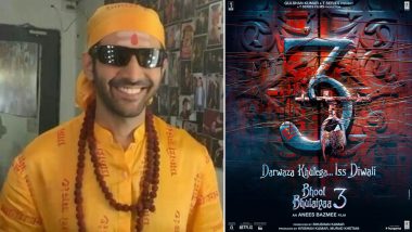 ‘Bhool Bhulaiyaa 3’: Kartik Aaryan Unveils Intriguing New Poster As He Announces Release Date for the Horror-Comedy (View Post)