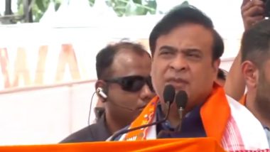 Baap-Bete ka Dukaan bhi Band Ho Jaega: Assam CM Himanta Biswa Sarma Criticises Congress for Spreading Misinformation During Lok Sabha Elections Ahead of Haryana Polls (Watch Video)