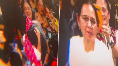 Dil-Luminati Tour: Diljit Dosanjh’s Mother Breaks Down As He Introduces Her and His Sister for the First Time to the World at Manchester Concert (Watch Video)