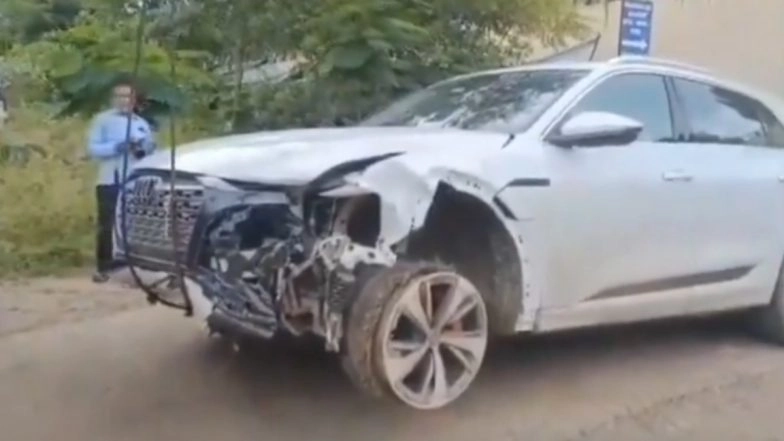 Maharashtra BJP Chief Chandrashekhar Bawankule’s Son Car Allegedly Hits Several Vehicle in Nagpur